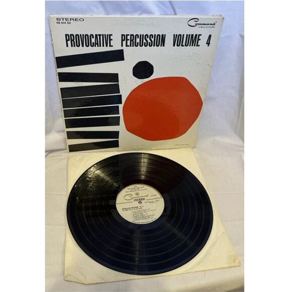 Provocative Percussion (Vol. 4) (Vinyl, 1962) Command RS 834 SD Good+ LP Record - Picture 2 of 12